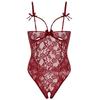 Atacado de fábrica fornecimento de comércio exterior Amazon AliExpress explosões Macacão Teddy Aberto Sexy de Renda Feminino