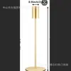 Nuevo candelabro de hierro dorado para mesa de comedor, de una sola cabeza, creativo, romántico, galvanizado, para boda, decoración de candelabro dorado