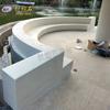 Villa jardín trasero molino de agua taburete terraza arco cubierta silla de cemento prefabricada taburete artístico de material UHPC con forma especial