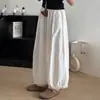 Pantalones Harem Linterna para Mujer Verano 2026 Nuevos Delgados de Cintura Alta para Bajitas Pantalones tipo Falda Acortados Nuevo Estilo Chino Pantalones de Flor de Capullo Yamamoto