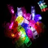 Luces LED luminosas para dedos de venta al por mayor, anillos luminosos coloridos, luces flash para esculturas de hielo y sashimi, juguetes para animar, regalos