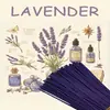 Varillas de Incienso Lavanda de 22 cm - Varilla Natural de Aromaterapia para Yoga, Meditación y Fragancia para el Hogar, Paquete Múltiple Disponible