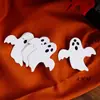 50 peças de etiqueta decorativa de formato de abóbora fantasma transfronteiriça nova listagem DIY material auxiliar para joias etiqueta pequena marcador de página