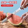 Cuchillo para Fruta de Acero Inoxidable Cuchillo de Chef Pelador Cuchillo Doméstico para Melón y Fruta para Cortar Sandía Herramienta Comercial Grande Larga para Cortar Melón