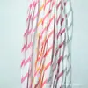 Corda chata branca com bolinhas 10MM para acessórios de vestuário, acessórios artesanais, pingentes de chave e acessórios para vestuário, feita de nylon