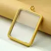 Concha Tangka, Caixa Redonda de Aço Titânio Branco-Amarelo, Caixa Gawu de Lado Único/Dupla Face, Caixa de Metal Estilo Tibetano, Caixa de Amuleto Buda do Zodíaco