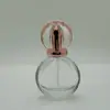 Nueva Botella Ovalada de Vidrio para Base de Maquillaje Líquido de 30 ml, Botella de Perfume, Botella para Loción de Aceites Esenciales, Botella Dosificadora de Vidrio Portátil