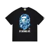 Serie de Camuflaje Primavera y Verano Colección Estampado de Letras Camiseta Holgada de Manga Corta Moda Urbana Europea y Americana Camiseta Casual para Hombres y Mujeres