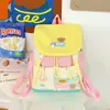 Mochila Ins Grande Capacidade Estilo Japonês para Estudantes do Ensino Médio, Feminina 2025 Nova Fofa Doce Color-Blocking Mochila Dupla