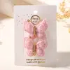 Traje de Pasador de Pelo Tejido a Mano de Lana Europeo y Americano Mariposa Enrollada Pasador de Color Sólido Suave Todo-partido Tocado para Bebé 3841