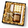 Caja de regalo de vela aromática premium para vacaciones transfronterizas, fragancia de ambiente de alta gama, fragancia interior de larga duración, regalo de boda, recuerdo estilo ins