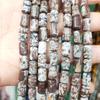 Nuevas cuentas de barril pequeñas de piedra natural, cuentas sueltas hechas a mano, pulsera, collar, pendientes, suéter, cadena, accesorios de joyería al por mayor