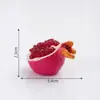 Micro paisagem criativa simulação pitaya maçã de cera fruta grande comida brincar decoração diy acessórios de saco surpresa pequenos enfeites