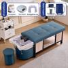 Lavabo Cerámico Cama para Lavar el Cabello Barbería Cama Completamente Horizontal Salón de Belleza Centro de Ocio Salón de Peluquería Salón de Peluquería Función Cama de Belleza para Celebridades de Internet