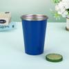 Vaso de Agua de Acero Inoxidable 304 de una Sola Capa Transfronterizo Restaurante Estilo Camping al Aire Libre Taza de Café Vaso de Cerveza de Bar Taza Publicitaria Personalización