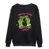 Sudadera Divertida de Manga Larga Holgada con Estampado de Animales Estilo Europeo y Americano para Mujer 2025 con Cuello Redondo