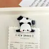 Bolsa Plana de Acrílico con Colgante de Dibujos Animados de Animales, Clip de PP Lindo, Regalo, Decoración de Mochila, Adorno de Coche 2026