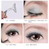 Pinza para cejas de acero inoxidable de fábrica injerto dispositivo auxiliar para pestañas postizas pinzas negras para pestañas pinza para cejas en forma de T herramienta de maquillaje de belleza