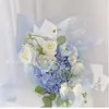 Película de Gel Danza de Mariposas al por Mayor Día de San Valentín Nuevo Papel de Regalo de Flores Impermeable Suministros para Floristerías Papel de Envoltura para Ramo Floral