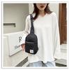Internet celebridade bolsa peito de nylon 2022 nova bolsa feminina estilo coreano moda simples mensageiro saco comércio exterior saco pequeno entrega de uma peça