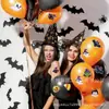 Wt052 Exportación de Amazon Linterna de Calabaza de Halloween Traje de Fantasma Murciélago Pegatina para Maleta Impermeable Patineta