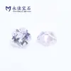 Yongjia 3*3~10*10 Flor de Ciruelo Circonita Piedra Blanca Colorida Brillante Flor de Ciruelo Cinco Piedra Preciosa Piedra Suelta Color Diamante Circonita Diamante Colorido