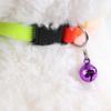 Collar de lazo para mascotas, 12 colores de tarjeta de lazo, tira reflectante, collar de campana, correa ajustable para gatos y perros, venta al por mayor