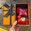 Llavero Mascota Año del Caballo de Dibujos Animados Llavero Colgante Tendencia Nacional Pony Colgante Nuevo Año Pequeño Regalo Muñeca Venta al por Mayor