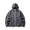 Yidao Vintage 2026 Primavera Nueva Estilo Montaña Exterior Ligera Protección Solar Camisa Pareja Bloque de Color Cremallera con Capucha Chaqueta