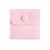Bolsa de Empaque para Joyería con Cierre de Broche de Terciopelo Mini Bolsa de Almacenamiento para Accesorios con Tapa Plegable Bolsa Portátil para Joyería Anillo Pendiente Collar