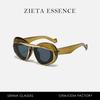Gafas de sol Luojia metal personalidad retro doble montura show calle out ins para hombres y mujeres venta al por mayor transfronteriza