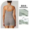 Europeu e Americano Transfronteiriço Amazon Especializa-se em Shorts de Fitness Sem Marcas Embaraçosas, Cintura Alta com Compressão Abdominal, Levanta Bumbum, Calças Esportivas para Corrida, Ciclismo