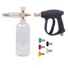 Una generación de olla de espuma aleación de aluminio copo de nieve regadera pistola de agua para lavado de autos de alta presión olla espumadora olla PA cabeza de pistola de máquina de limpieza