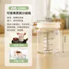Botella dispensadora de nido de pájaro, frasco de vidrio apto para vapor y resistente a altas temperaturas, botella de miel de grado alimenticio, frasco de mermelada, frasco de vidrio sellado para guisos frescos