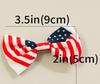 Pinza de Resorte con Lazo Bandera Americana Clip para el Cabello del Día de la Independencia Niños Adultos Decoración de Fiesta Accesorios para el Cabello Tocado Venta al por Mayor