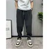 Pantalones harén estilo americano para hombre, temporada Primavera y Otoño 2026, pantalones holgados de pierna ancha curvada, pantalones casuales versátiles de pierna recta