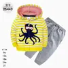 Comercio Exterior Ropa Infantil Primavera y Otoño Conjunto Infantil de Dos Piezas Material Sudadera Sudadera con Capucha Ropa Infantil para Bebés Ropa de Salida [Al por Mayor]