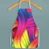Delantal de color más vendido de AliExpress delantal de costura creativa a color delantal con estampado a color estudio jardín delantal impermeable antiincrustante
