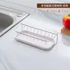 Estante de Secado en Forma de U Transfronterizo Soporte para Jabón de Acero Inoxidable Bandeja de Secado de Almacenamiento Caja de Jabón Estante de Almacenamiento para el Hogar Organizador de Encimera