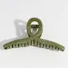 Pinza Grande Brillante Coreana con Forma de Cruz de Alto Acabado, Elegante Pasador para Mujer, Pinza de Tiburón Versátil Mate para Salir