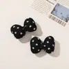 Tela de puntos estilo coreano con relleno de algodón tridimensional, lazo, pinza de garra para manualidades, accesorios para el cabello de mujer, broche, materiales para accesorios de ropa