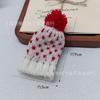 Lindo gorro pequeño decorativo para mascota, gorro de lana para muñeca de bricolaje, gorro decorativo para muñeca de bricolaje