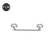 Aretes de piercing personalizados de ángulo recto transfronterizos, titanio F136 con rosca interna e incrustación de diamante, joyería para piercing corporal de titanio G23