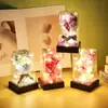 520 Flor Eterna Flor Seca Jabón Rosa Pantalla Acrílica Regalo de San Valentín Cumpleaños Adorno Terminado Decoración del Hogar