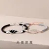Novas Pulseiras de Casal com Asas de Anjo e Demônio, um Par de Pulseiras com Design Criativo de Nicho como Presentes para Namoradas