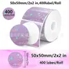 Papel Térmico Autoadhesivo de Gradiente Listo en Stock del Fabricante en Dorado, Plateado y Papel Térmico Láser Holográfico Colorido