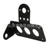 Acessórios para motocicletas, suporte de placa de luz traseira de direção lateral de ferro, galvanizado, moldura de placa de motocicleta modificada retrô