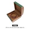 Caja de almacenamiento creativa con forma de arco de microfibra PU para joyas, placa de identificación, anillo de diamante, caja para anillos, caja para collares en stock
