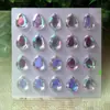 Sensación Viral de Internet 10*14mm 20 Piezas Forma de Gota de Agua Decorativos Adhesivos de Acrílico con Strass para Manualidades Infantiles