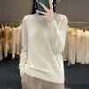 Diseño Versátil para el Trayecto Diario, Cuello Cómodo, Suéter de Punto Sin Costuras para Otoño/Invierno con Cuello Semi Alto